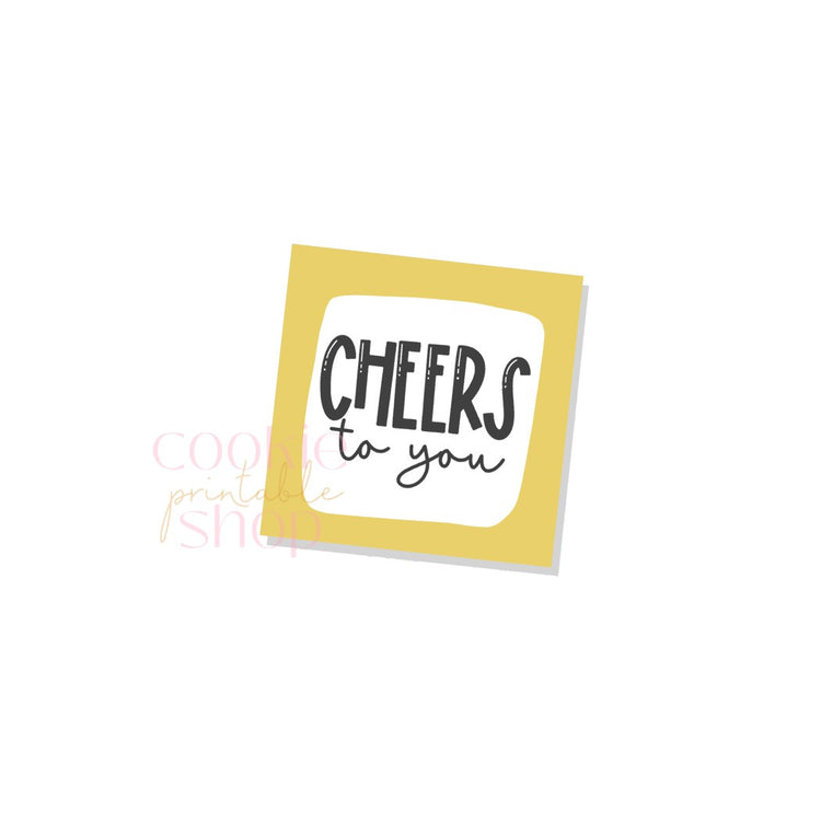cheers to you tag - digital download