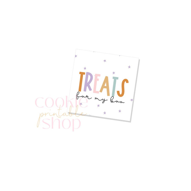treats for my boo tag - digital download