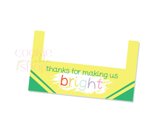thanks for making us bright box fronter for 2.75 x 4.75 box  - digital download