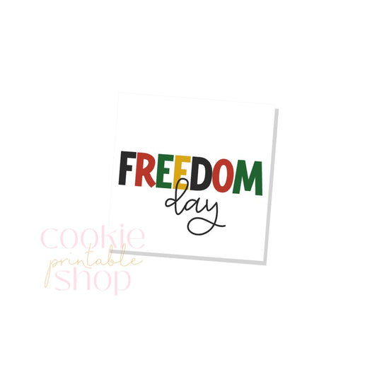 freedom day juneteenth tag - digital download