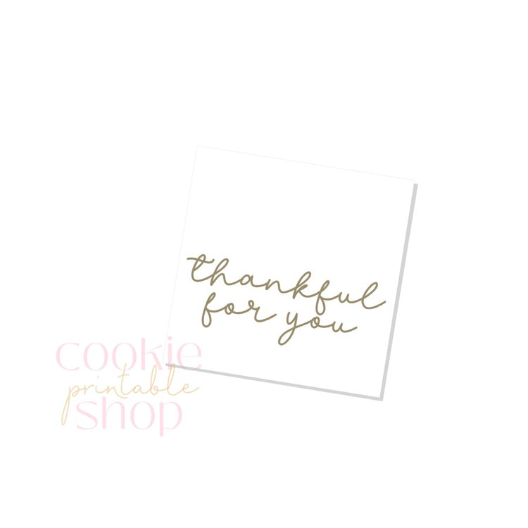 thankful for you tag - digital download